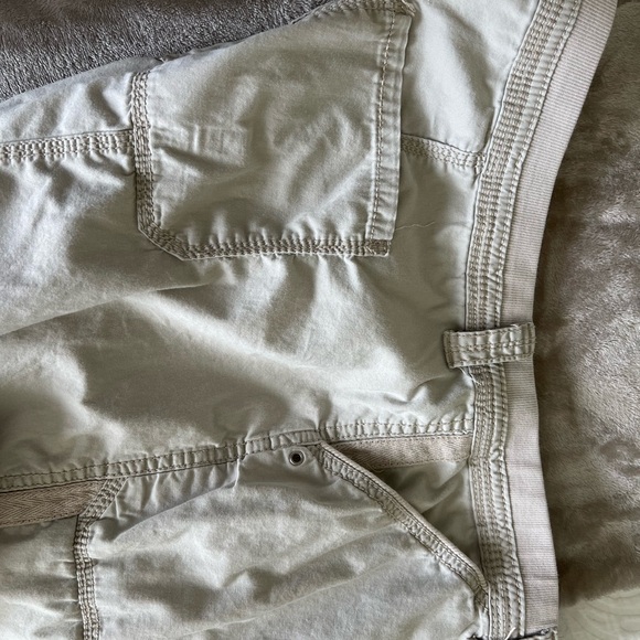 Style & Co  womens plus size 22W Cargo Capris Pants Stonewall color - Picture 7 of 13